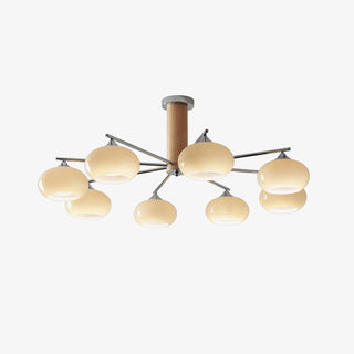 Elliptical Persimmon Chandelier Arkstarhome