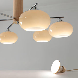 Elliptical Persimmon Chandelier Arkstarhome