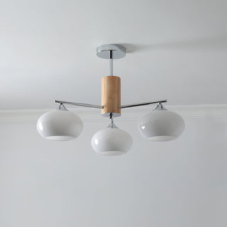 Elliptical Persimmon Chandelier Arkstarhome