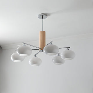 Elliptical Persimmon Chandelier Arkstarhome