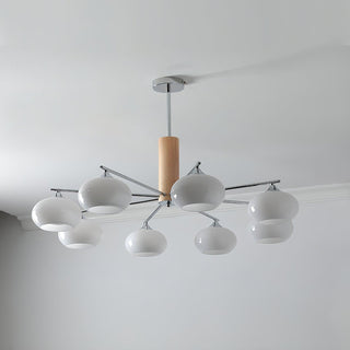 Elliptical Persimmon Chandelier Arkstarhome
