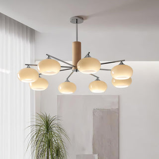 Elliptical Persimmon Chandelier Arkstarhome