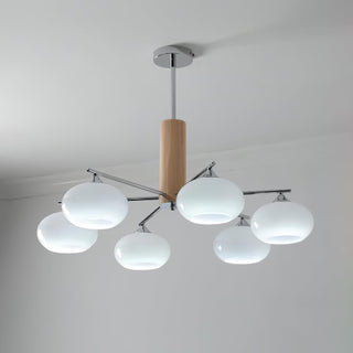 Elliptical Persimmon Chandelier Arkstarhome