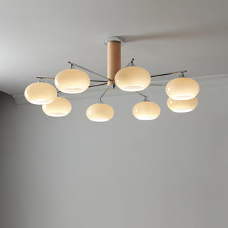 Elliptical Persimmon Chandelier Arkstarhome