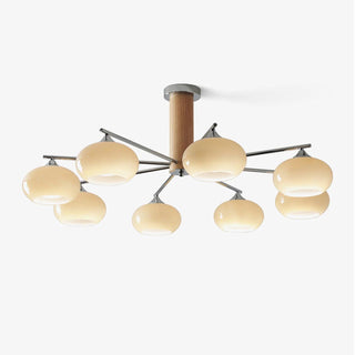 Elliptical Persimmon Chandelier Arkstarhome