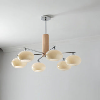 Elliptical Persimmon Chandelier Arkstarhome