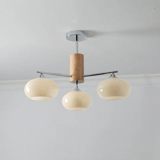 Elliptical Persimmon Chandelier Arkstarhome