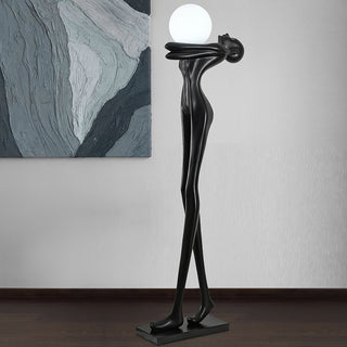 Embrace Ball Sculpture Floor Lamp Arkstarhome