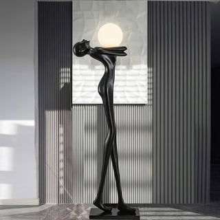 Embrace Ball Sculpture Floor Lamp Arkstarhome