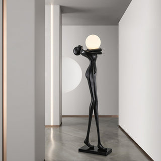 Embrace Ball Sculpture Floor Lamp Arkstarhome