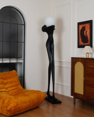 Embrace Ball Sculpture Floor Lamp Arkstarhome