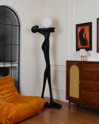 Embrace Ball Sculpture Floor Lamp Arkstarhome
