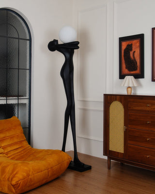 Embrace Ball Sculpture Floor Lamp Arkstarhome