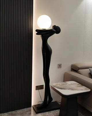 Embrace Ball Sculpture Floor Lamp Arkstarhome