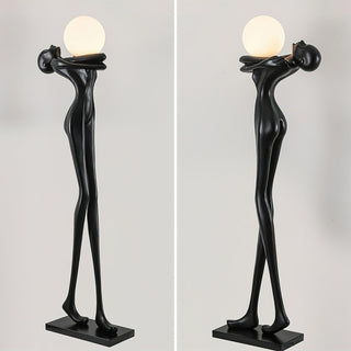 Embrace Ball Sculpture Floor Lamp Arkstarhome