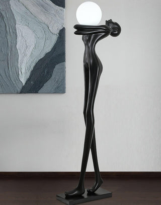 Embrace Ball Sculpture Floor Lamp Arkstarhome