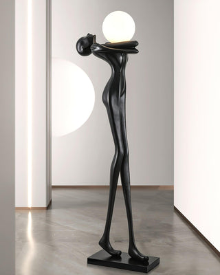 Embrace Ball Sculpture Floor Lamp Arkstarhome