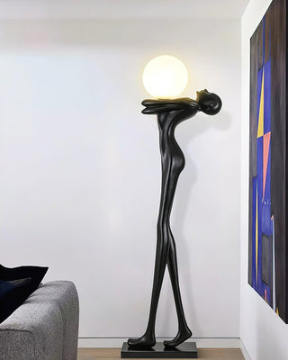 Embrace Ball Sculpture Floor Lamp Arkstarhome