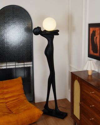Embrace Ball Sculpture Floor Lamp Arkstarhome