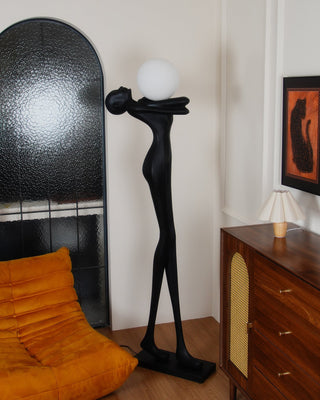 Embrace Ball Sculpture Floor Lamp Arkstarhome