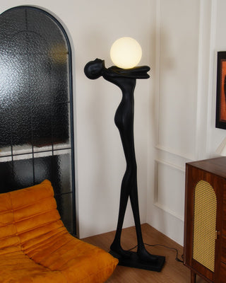 Embrace Ball Sculpture Floor Lamp Arkstarhome