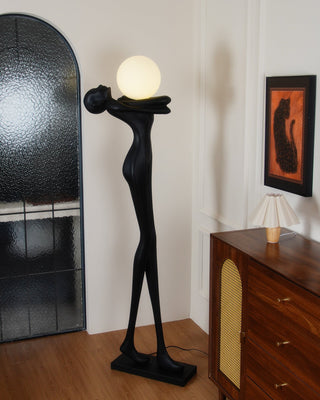 Embrace Ball Sculpture Floor Lamp Arkstarhome