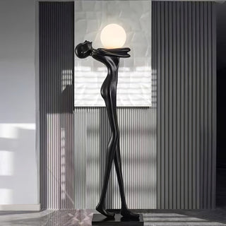 Embrace Ball Sculpture Floor Lamp Arkstarhome