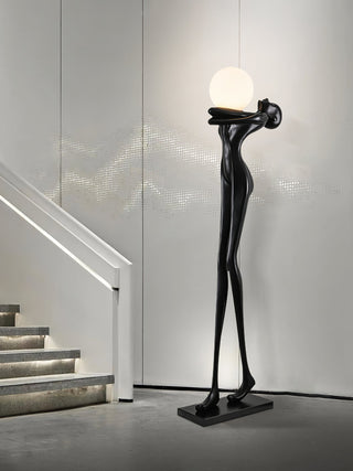 Embrace Ball Sculpture Floor Lamp Arkstarhome