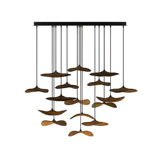 Empty Leaf Chandelier Arkstarhome