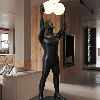 Enlightened Figure Sculptor Floor Lamp Arkstarhome