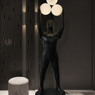 Enlightened Figure Sculptor Floor Lamp Arkstarhome