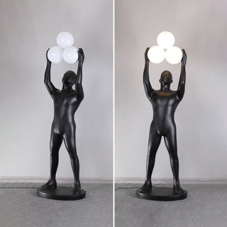 Enlightened Figure Sculptor Floor Lamp Arkstarhome