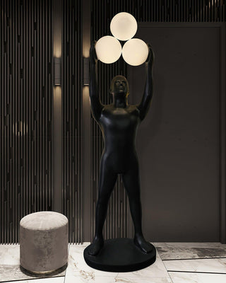 Enlightened Figure Sculptor Floor Lamp Arkstarhome