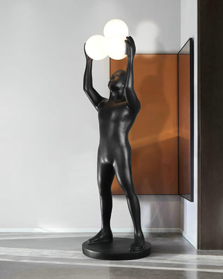 Enlightened Figure Sculptor Floor Lamp Arkstarhome