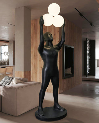 Enlightened Figure Sculptor Floor Lamp Arkstarhome