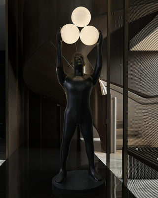 Enlightened Figure Sculptor Floor Lamp Arkstarhome