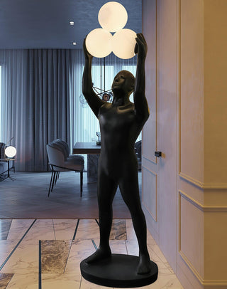Enlightened Figure Sculptor Floor Lamp Arkstarhome