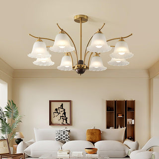 Flora Brass Chandelier Arkstarhome