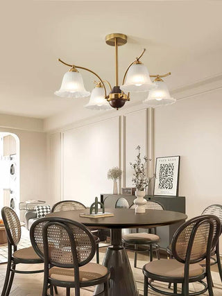 Flora Brass Chandelier Arkstarhome