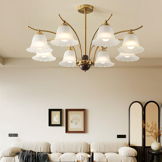 Flora Brass Chandelier Arkstarhome