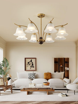 Flora Brass Chandelier Arkstarhome