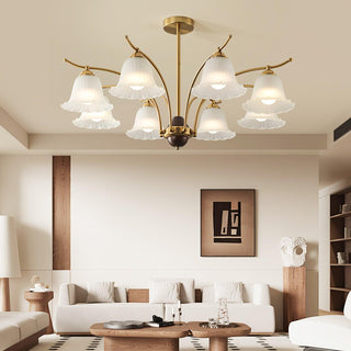 Flora Brass Chandelier Arkstarhome