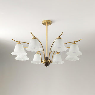 Flora Brass Chandelier Arkstarhome