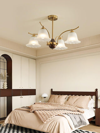 Flora Brass Chandelier Arkstarhome