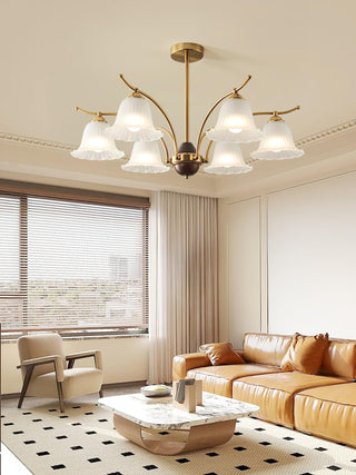 Flora Brass Chandelier Arkstarhome