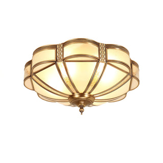 Floral Brass Ceiling Lamp Arkstarhome