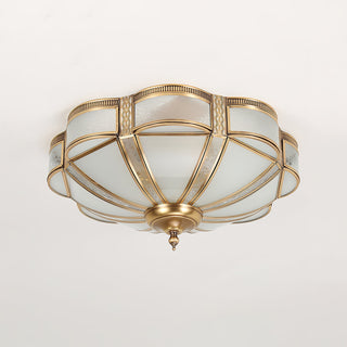 Floral Brass Ceiling Lamp Arkstarhome
