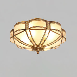 Floral Brass Ceiling Lamp Arkstarhome