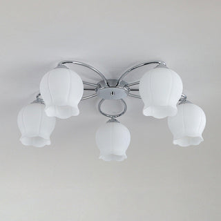 Floral Glass Ceiling Lamp Arkstarhome