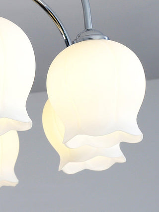 Floral Glass Ceiling Lamp Arkstarhome